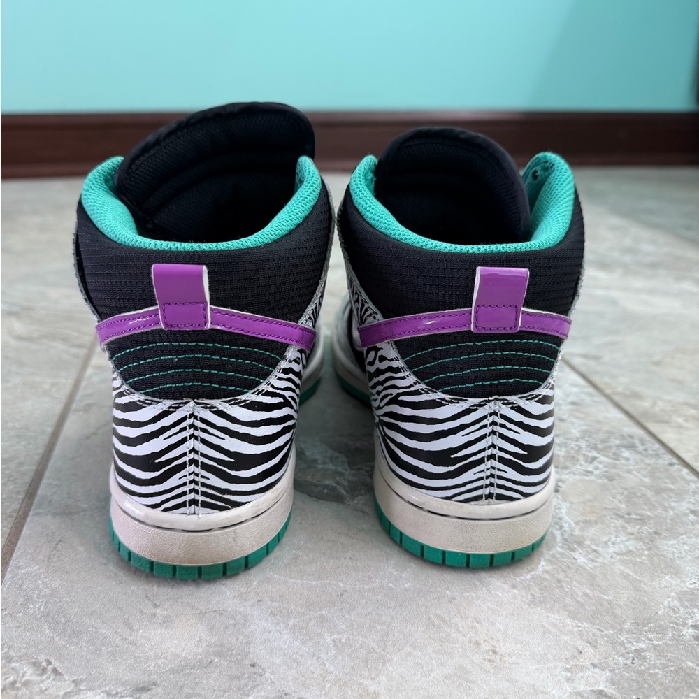 Nike Dunk 6.0 Premium High Liquid City Liberty Zebra Sky Rare - Picture 6 of 11